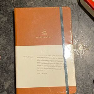 New Monk Manual 90-day planners 260 Pages Vegan Brown Leather Journal SEALED